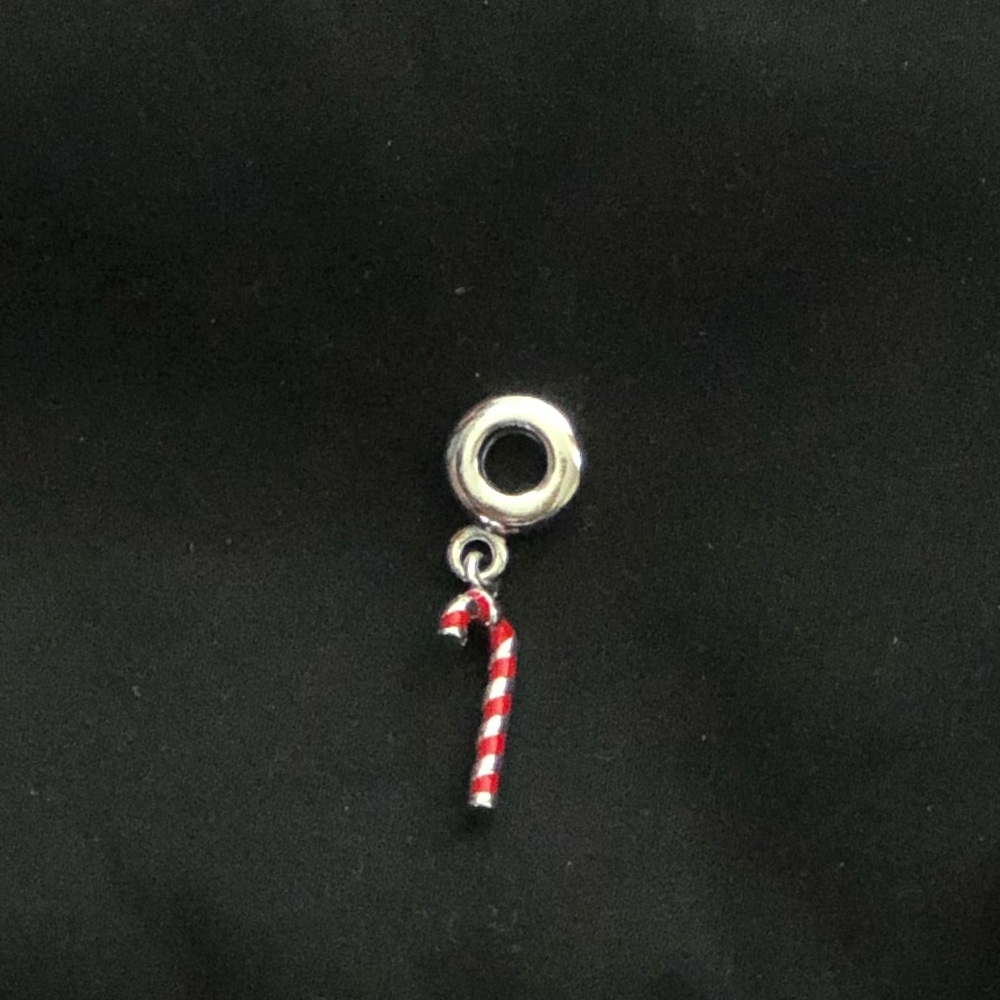 Pandora candy cane charm